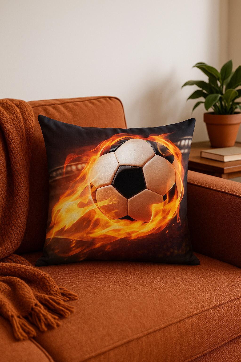 housse de coussin football pour décoration intérieure moderne - vue 2 sur 2