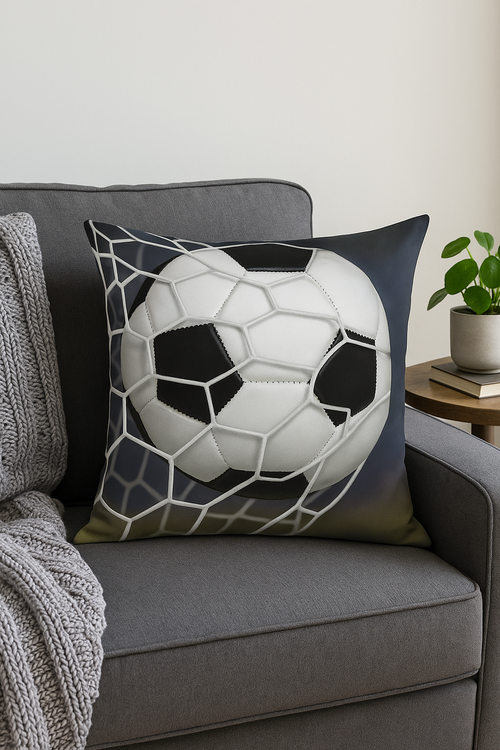housse de coussin football pour passionnés de sport - vue 2 sur 2