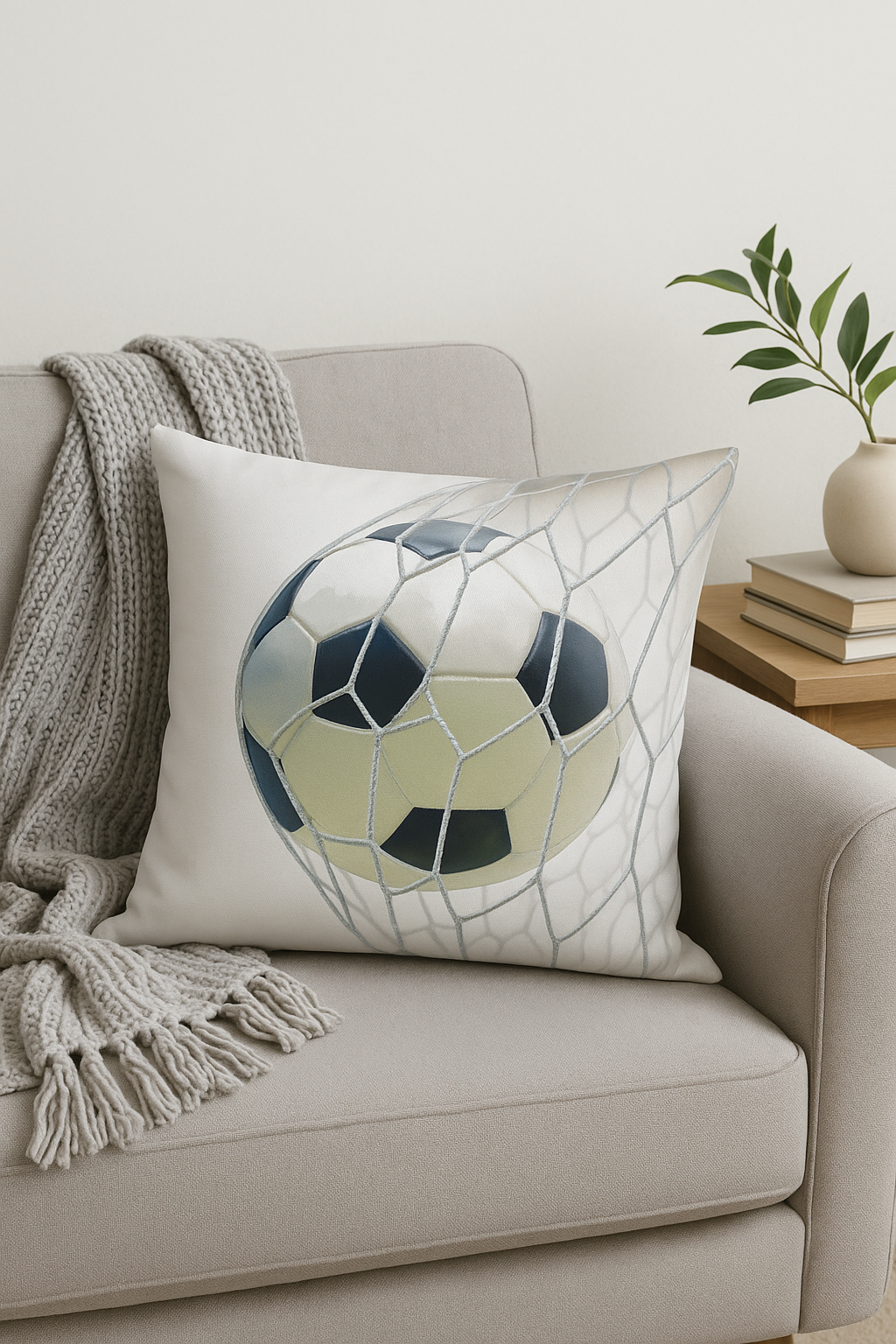 housse de coussin football pour passionnés de sport - vue 2 sur 2