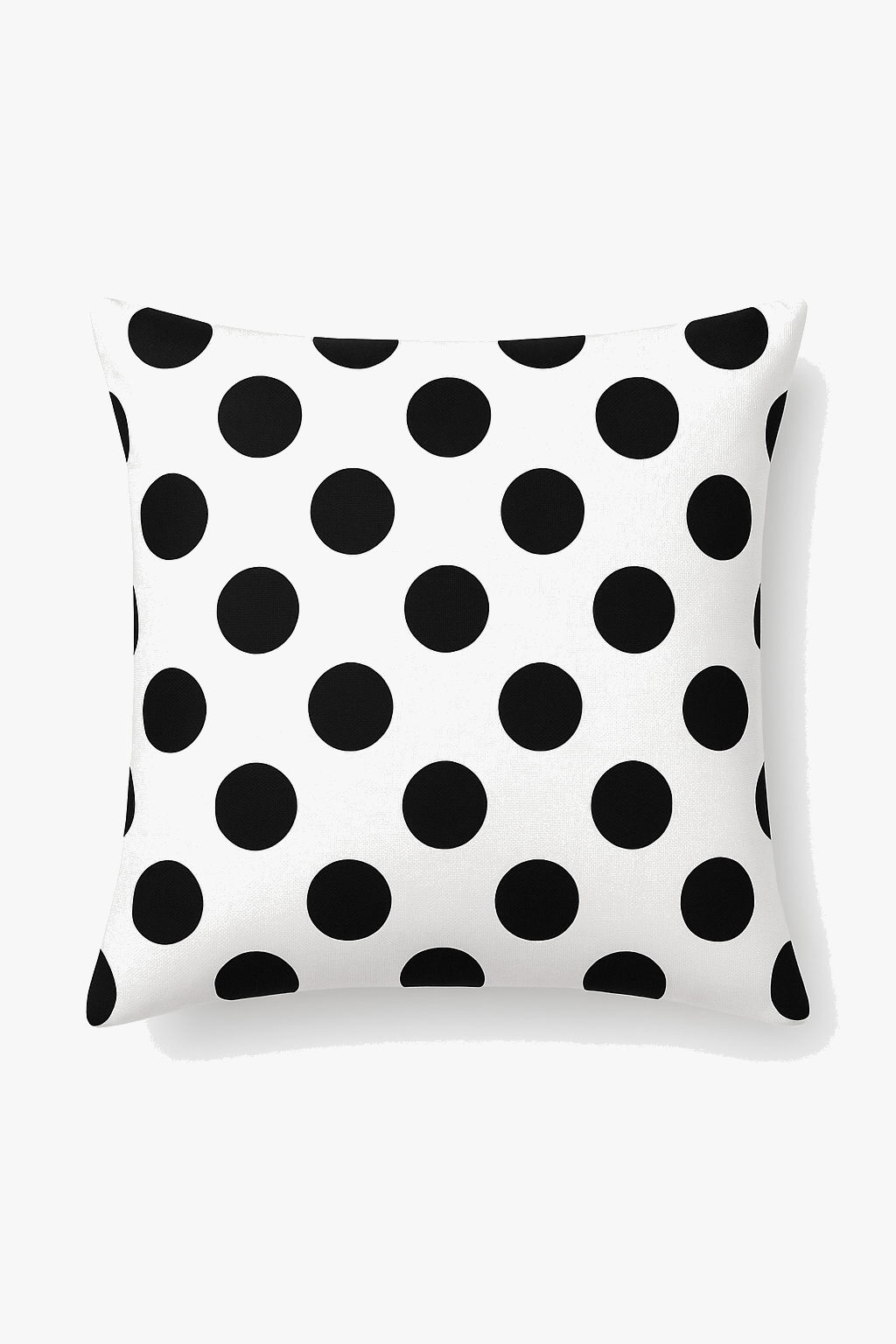 housse de coussin géométrique moderne noir et blanc décorative