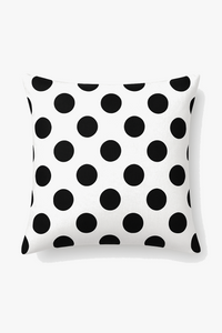 housse de coussin géométrique moderne noir et blanc décorative