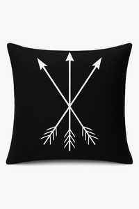 housse de coussin géométrique noir et blanc design moderne