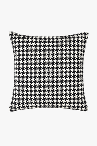 housse de coussin géométrique noir et blanc moderne