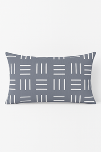 housse de coussin géométrique gris patchwork décorative pour intérieur