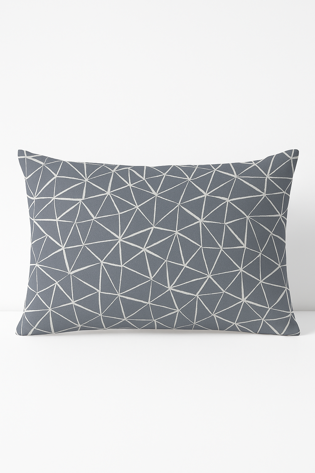 housse de coussin géométrique gris patchwork décorative pour votre espace