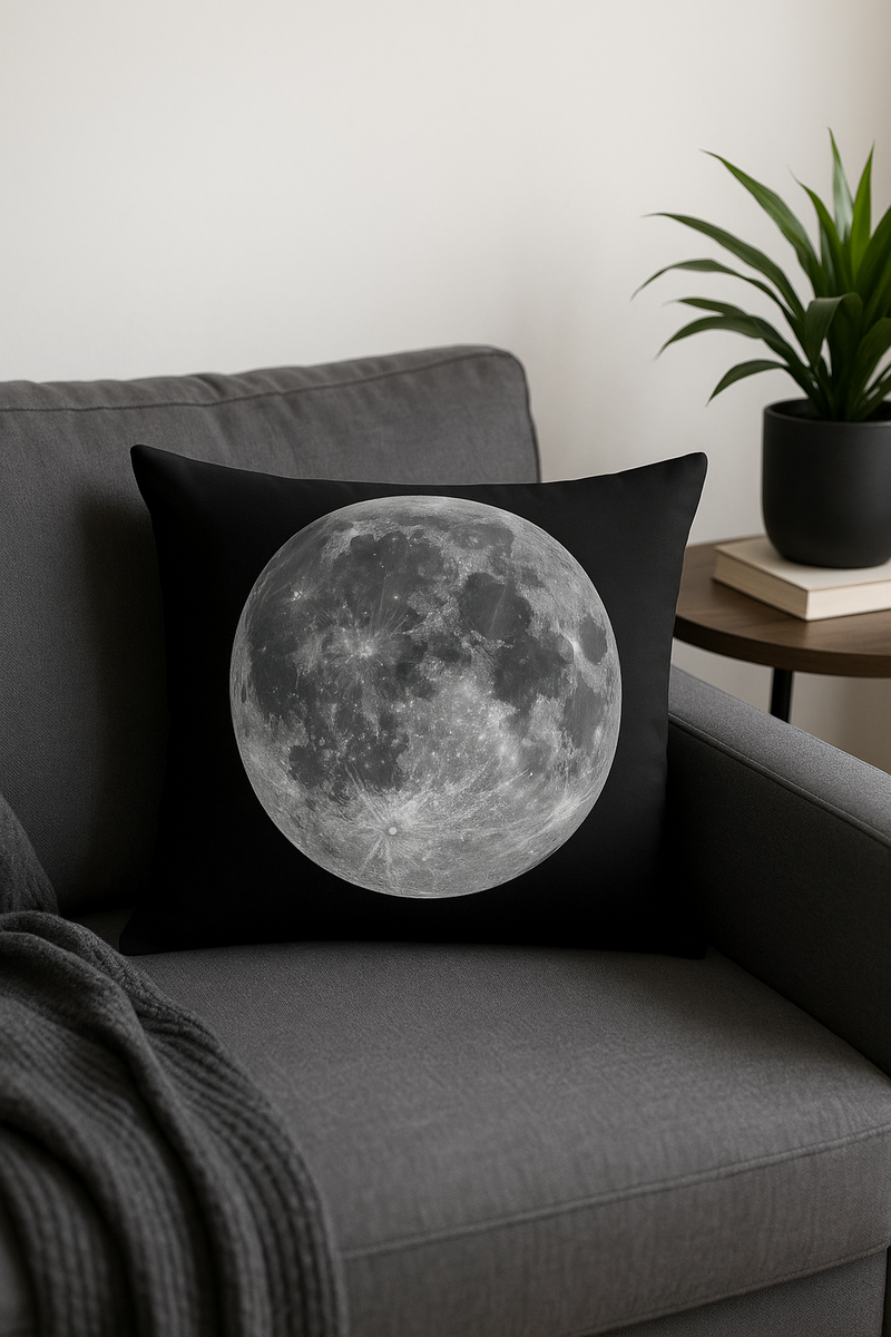 housse de coussin géométrique marbré noir et blanc 30x50 cm