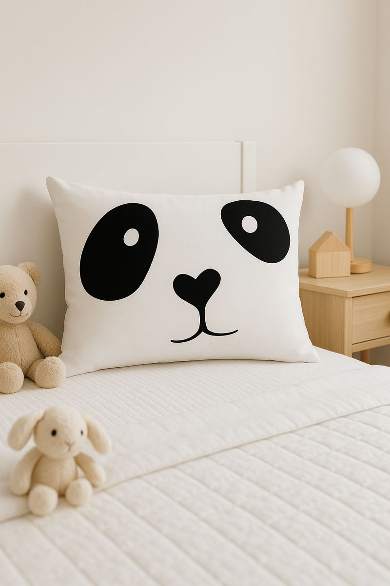 housse de coussin géométrique noir et blanc 30 x 50 cm