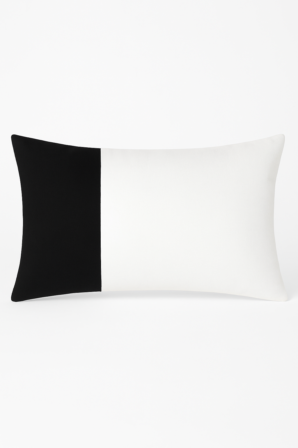housse de coussin géométrique noir et blanc simple