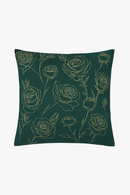 housse de coussin géométrique style ethnique or clair