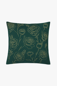 housse de coussin géométrique style ethnique or clair