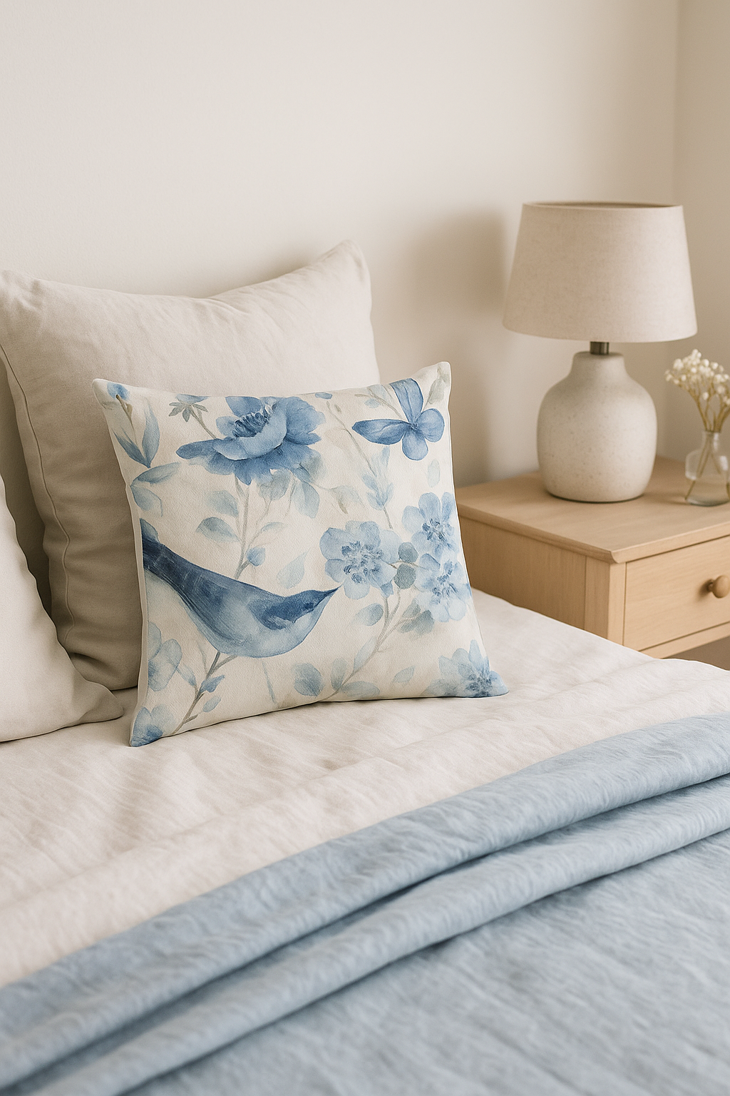 housse de coussin ginkgo feuilles motif floral pour salon chambre - vue 2 sur 2