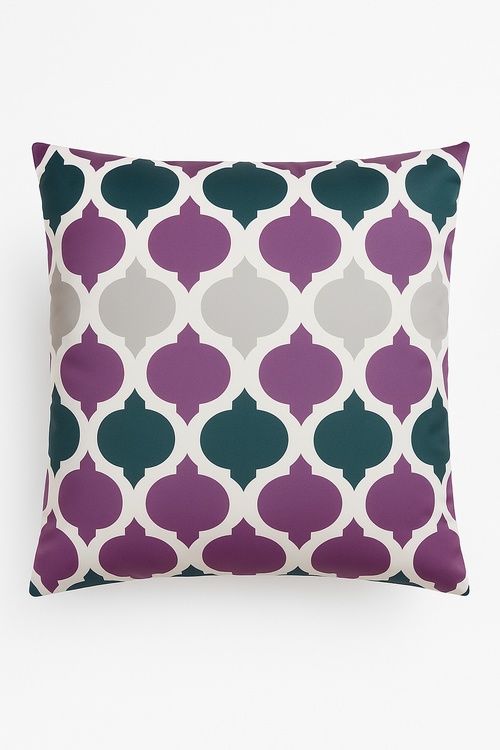 housse de coussin imperméable colorée pour extérieur 50 x 70 cm
