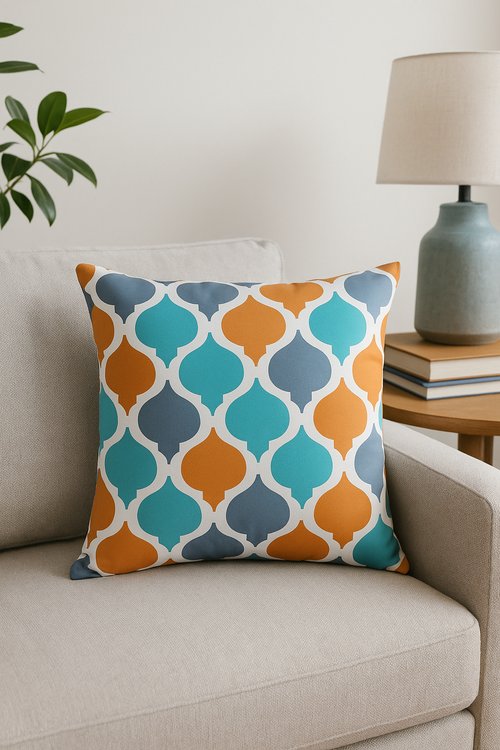 housse de coussin imperméable colorée pour extérieur 50 x 70 cm - vue 2 sur 2