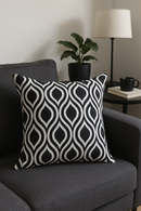 housse de coussin imperméable imprimée pour extérieur 40 à 60 cm