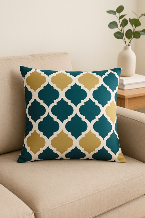 housse de coussin imperméable imprimée pour extérieur 50x70cm - vue 2 sur 2