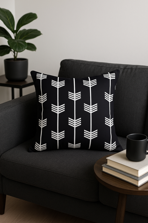 housse de coussin imperméable imprimée pour extérieur jardin terrasse - vue 2 sur 2
