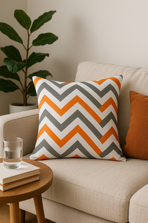 housse de coussin imperméable imprimée pour jardin et canapés - vue 2 sur 2