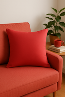 housse de coussin imperméable sur mesure en sergé uni