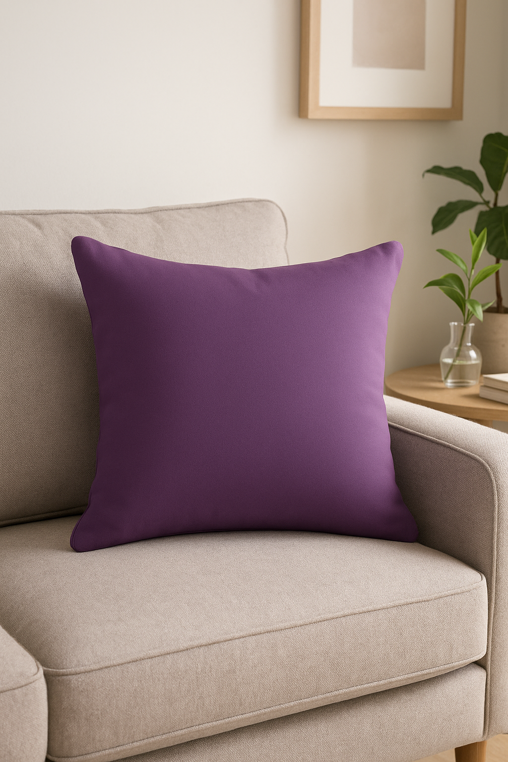 housse de coussin imperméable sur mesure unie 40 à 70 cm