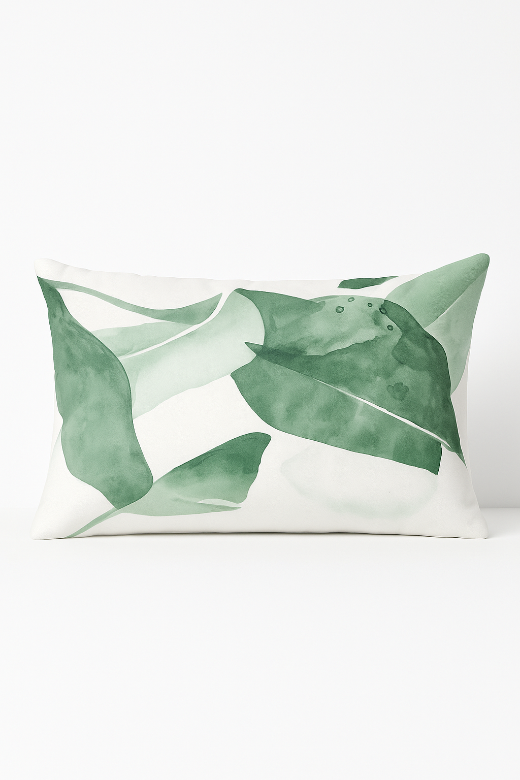 housse de coussin imprimée à fleurs tropicales 30 x 50 cm