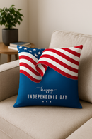 housse de coussin imprimée love usa pour le jour de l'indépendance