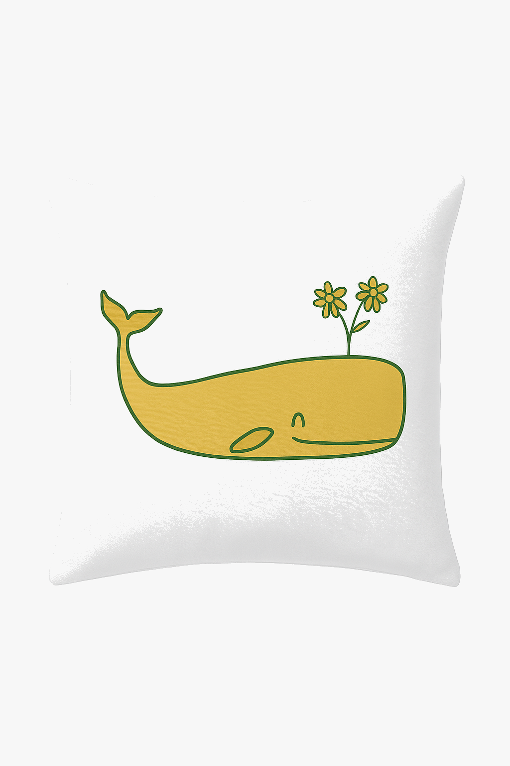housse de coussin jaune carrée pour décoration intérieure