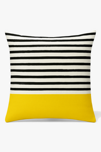 housse de coussin jaune motif tournesol créatif 45x45 cm