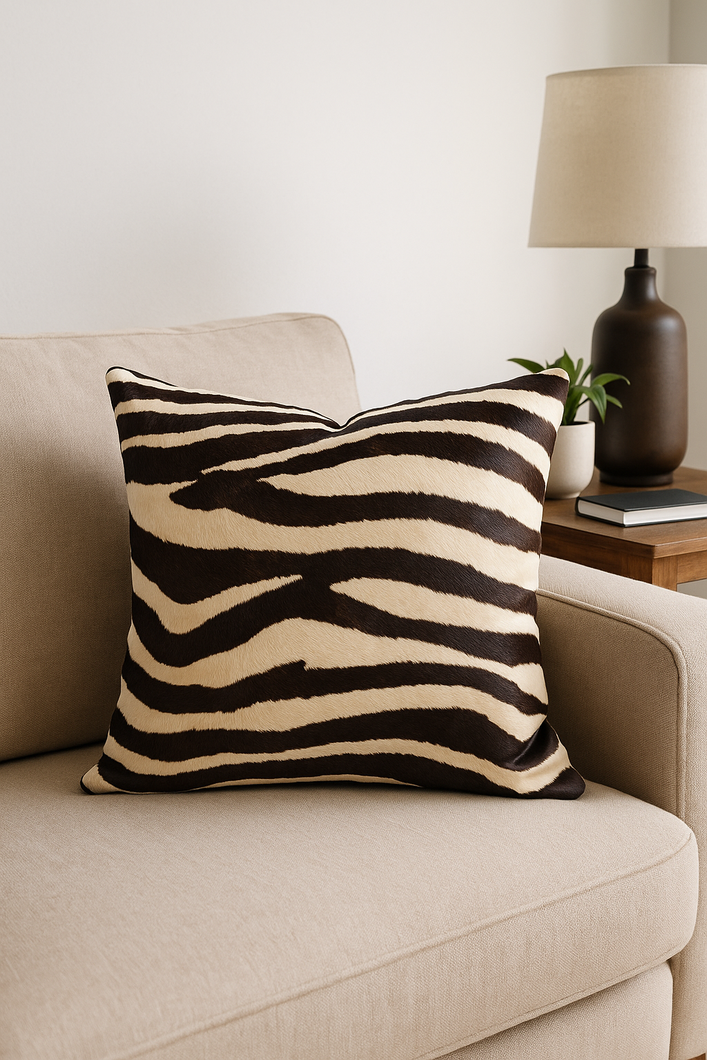 housse de coussin léopard en peluche personnalisable 35 45 50 60 cm - vue 2 sur 2