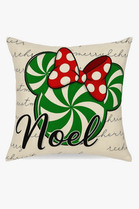 housse de coussin mickey et minnie pour noël