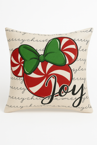housse de coussin mickey et minnie pour Noël