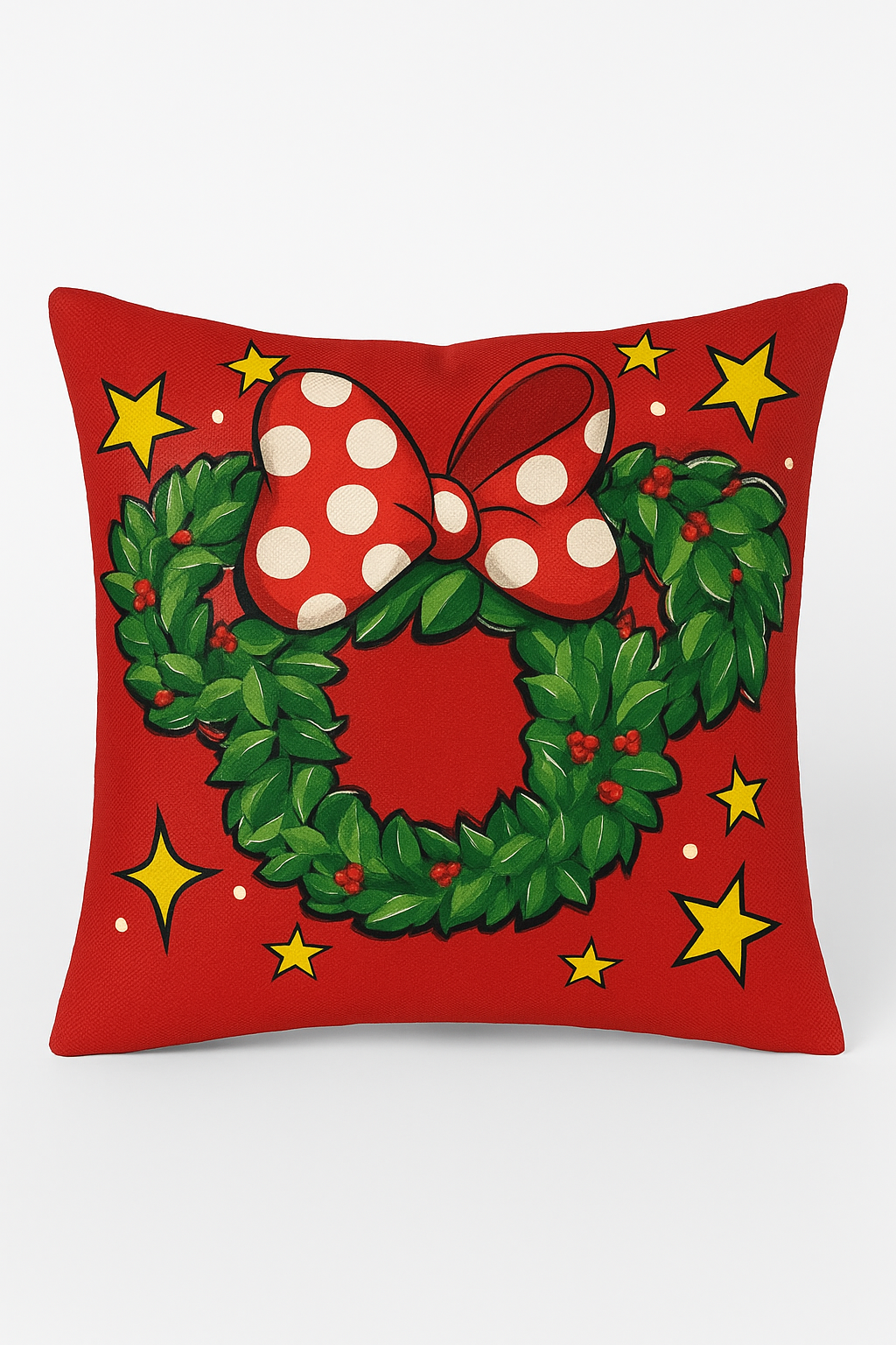 housse de coussin mickey et minnie pour noël