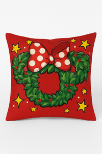 housse de coussin mickey et minnie pour noël
