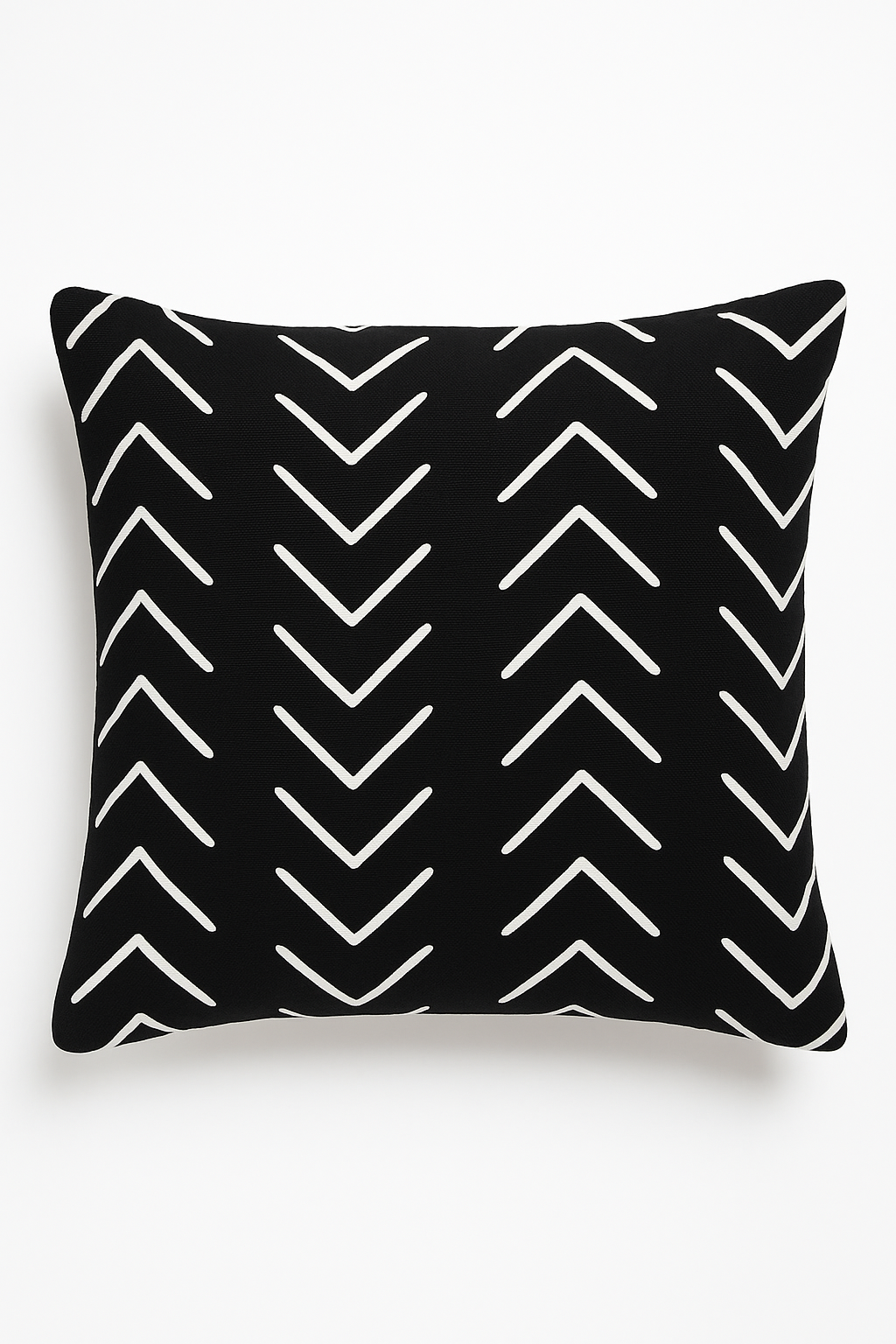 housse de coussin moderne géométrique noir et blanc