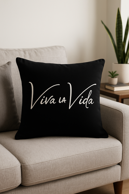 housse de coussin moderne noir et blanc géométrique décorative - vue 2 sur 2