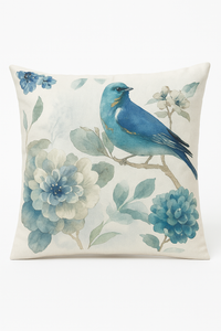 housse de coussin motif floral ginkgo pour canapé et lit