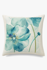 housse de coussin à motif floral ginkgo pour décoration intérieure