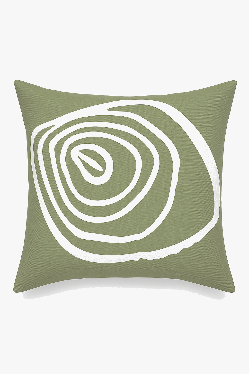 housse de coussin à motif floral vert abstrait imprimé