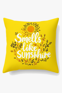 housse de coussin motif tournesol créatif jaune 45x45 cm