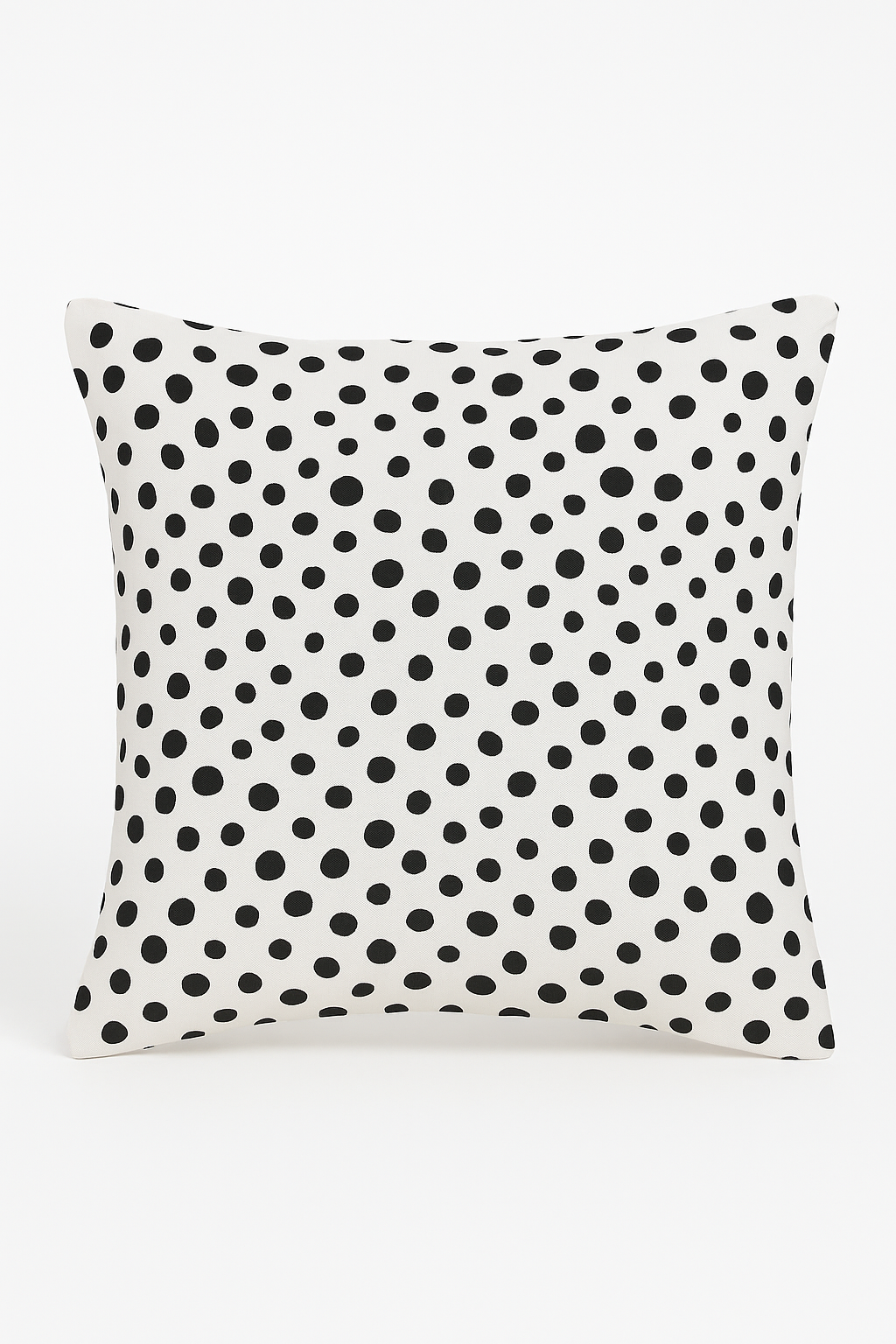 housse de coussin noire et blanche géométrique moderne décorative
