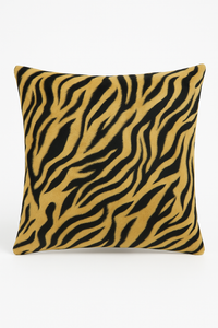 housse de coussin personnalisée en peluche motif léopard 35 à 60 cm