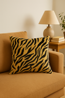 housse de coussin personnalisée en peluche motif léopard 35 à 60 cm