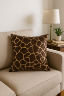 housse de coussin personnalisée motif léopard peluche douce 35 à 60 cm