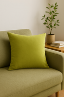housse de coussin personnalisée style minimaliste en peluche ultra douce