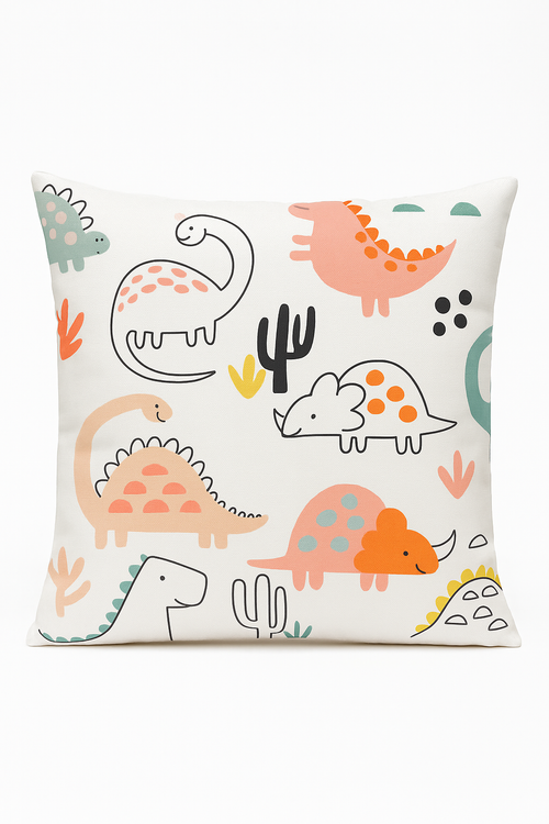 housse de coussin petit dinosaure décoration luxe pour maison