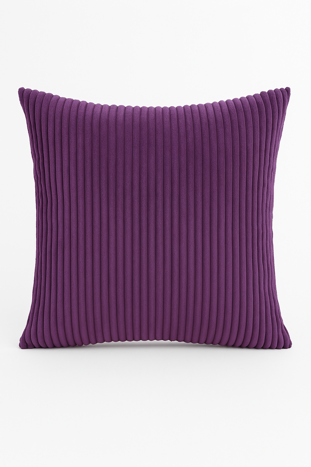 housse de coussin rayée en velours côtelé personnalisée grande taille