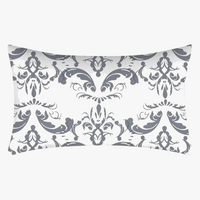 housse de coussin rectangle polyester mandala géométrique 30 x 50 cm