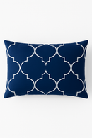 housse de coussin rectangle polyester motif mandala géométrique élégant