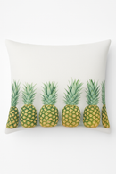 housse de coussin rectangulaire fleurs tropicales 30x50 cm décorative