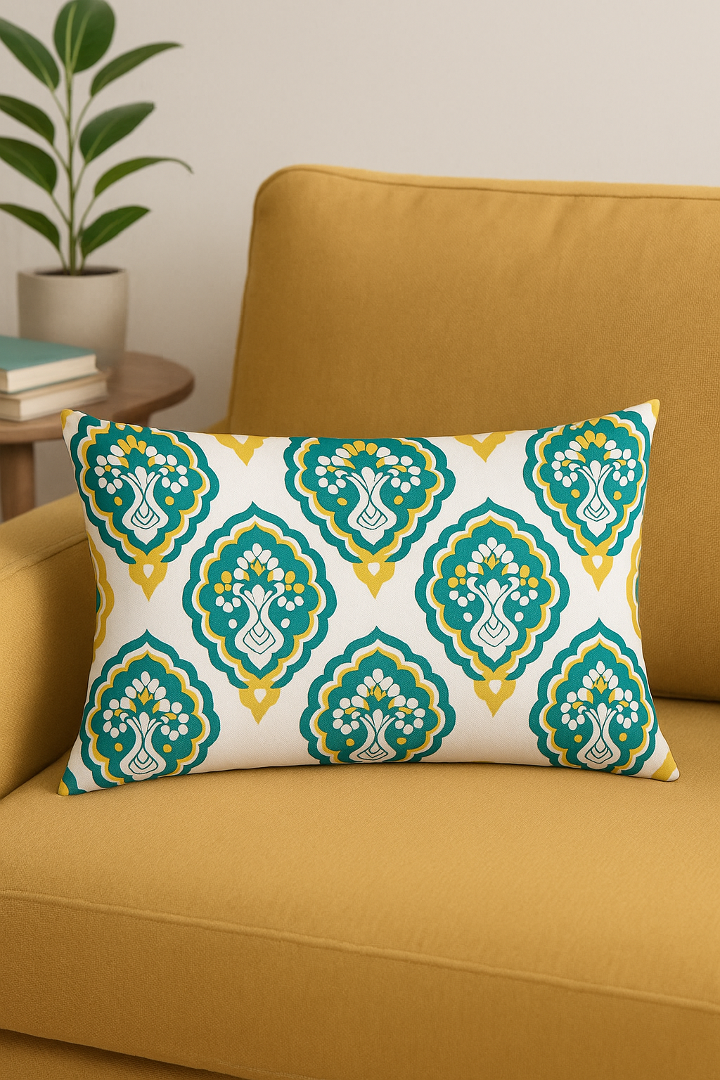 housse de coussin rectangulaire géométrique colorée 30 x 50 cm