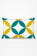 housse de coussin rectangulaire géométrique colorée 30 x 50 cm